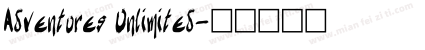 Adventures Unlimited字体转换